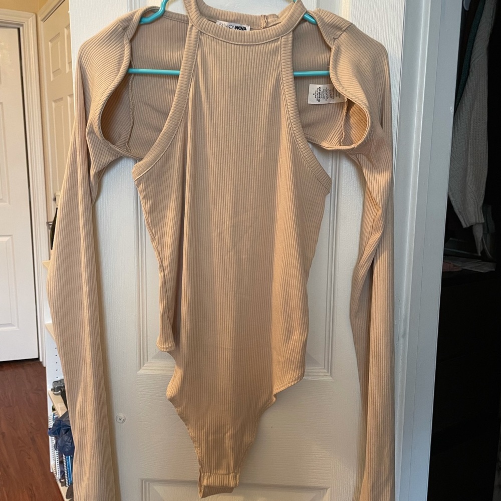 Fashion Nova’s At First Glance 2 Piece Bodysuit.